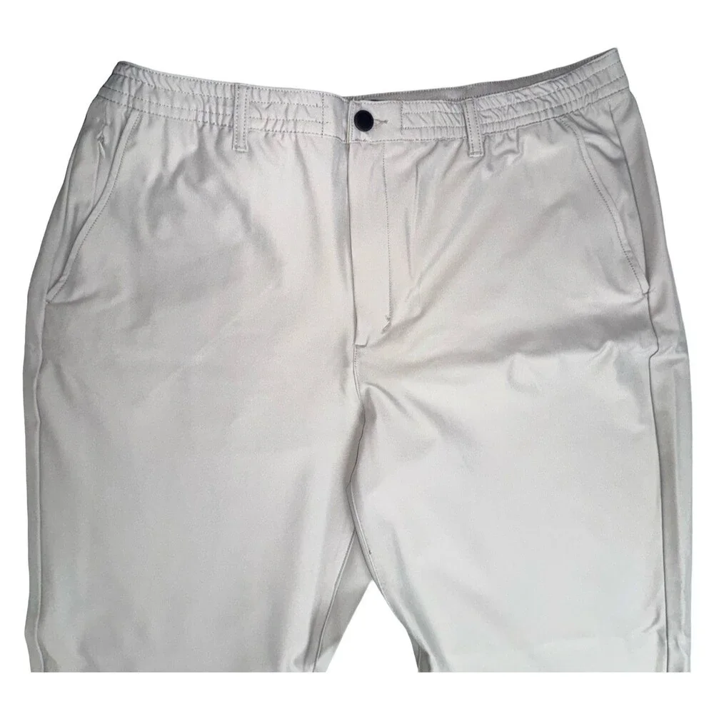 Marc New York Mens Pants Size 40x32 Gray Men's 4-Way Stretch Slim-Fit Commuter